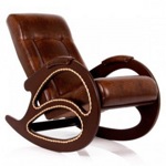 Кресло-качалка Dondolo-4, Орегон 120 (коричневый) с лозой